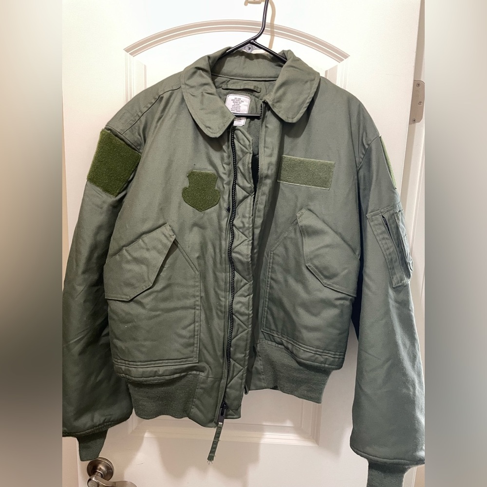 USAF Flyer’s Bomber Jacket, Olive Green